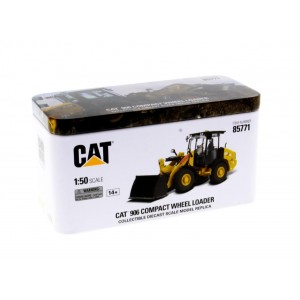 DM85771 - CAT 906 pala gommata compatta /1:50 Diecast Masters
