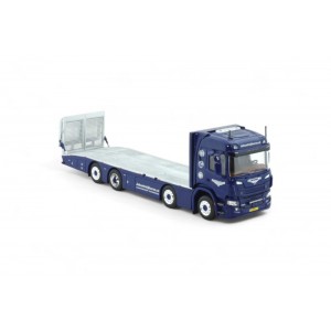 85485 - Scania NG P-serie pianale rigido con rampe (resina) Cluistra  /1:50 TEKNO