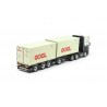 86656 - Scania serie4 Topline 6x2 2x20ft container trailer Michel Kramer /1:50 TEKNO