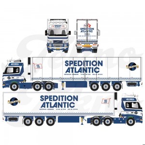 86903 - Volvo FH12 6x2 Globetrotter XL reefer Erik R. Larsen /1:50 Tekno