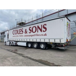 87541 - Scania NGS Highline 6x2 curtainside Coles & Sons - Grease /1:50 Tekno