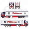 84950 - Scania 3-serie 4x2 reefer trailer Peter Wouters /1:50 Tekno