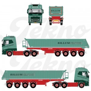 89498 - Volvo FH05 Globetrotter 6x2 alu-tipper 4axle Billum /1:50 Tekno