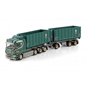 WSI01-4183 - Scania CR20N 8x2 autotreno scarrabile Olaf Jensen /1:50 WSImodels