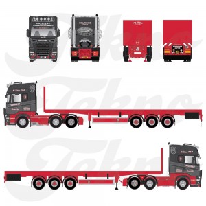 89577 - Scania R-serie Topline 6x2 pianale 3assi Holridge /1:50 Tekno