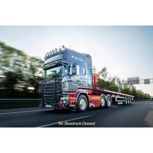 89577 - Scania R-serie Topline 6x2 pianale 3assi Holridge /1:50 Tekno