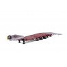 20-1347 - Faymonville MAX100 Semi Low Loader - RED /1:50 Cavallino