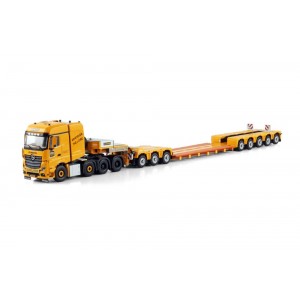 WSI01-4624 - MB Actros MP5 BigSpace 8x4 lowloader 5+3axle ZTZ Logistics /1:50 WSImodels