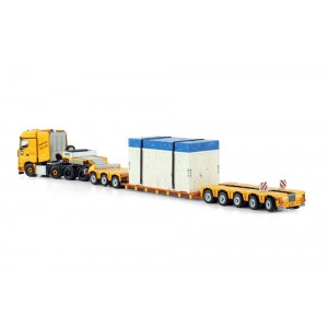 WSI01-4624 - MB Actros MP5 BigSpace 8x4 lowloader 5+3axle ZTZ Logistics /1:50 WSImodels