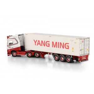 WSI01-4652 - Volvo FH5 Globetrotter 6x2 3axle 40ft container frigo F&R Transport /1:50 WSImodels