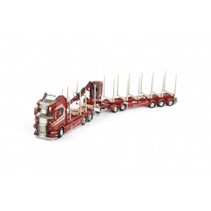 85984 - Scania NGR highline trasporto legname Gustafssons /1:50 TEKNO