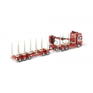 85984 - Scania NGR highline wood-transport combi Gustafssons /1:50 TEKNO