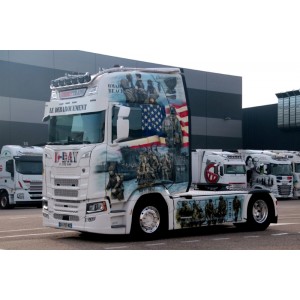 WSI01-4803 - Scania CS20H 4x2 Giberttrans D-Day /1:50 WSImodels