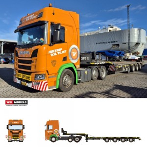 WSI01-4956 - Scania CR20H 6x2 semi-lowloader 4assi Holtrop v/d Vlist /1:50 WSImodels