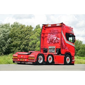 89429 - Scania NGS Highline 6x2 Weeda - Oldschool Gangsters /1:50 Tekno
