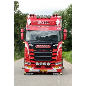 89429 - Scania NGS Highline 6x2 Weeda - Oldschool Gangsters /1:50 Tekno