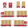 88834 - Scania R-Streamline combi hay transport Pierrard Transports /1:50 Tekno