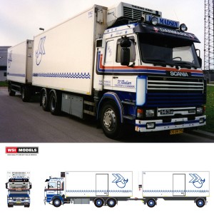 WSI01-4637 - Scania serie3 combi-frigo Kaj Madsen / 1:50 WSImodels