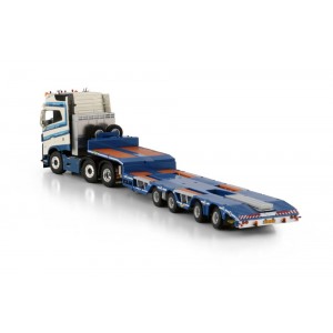 WSI01-4311 - Volvo FH5 Globetrotter wheel-well lowloader 4axle Schoones B.V. /1:50 WSImodels