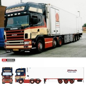 WSI01-4806 - Scania serie4 Topline 6x2 frigo J.O. Pedersen /1:50 WSImodels
