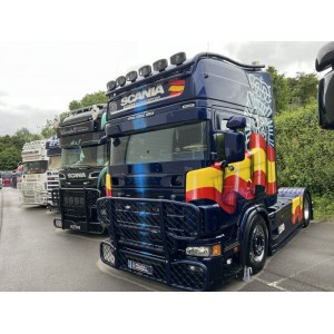 87793 - Scania serie4 Topline 4x2 Police Interceptor Spain /1:50 Tekno