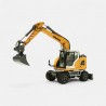 LIEBHERR A918 Compact Litronic escavatore gommato /1:50 NZG
