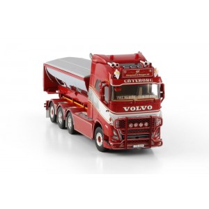 WSI01-4515 - Volvo FH5 Globetrotter hook-lift asphalt tipper JH Entreprenad & Transport /1:50 WSImodels