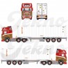 88131 - Scania NGR Highline 6x2 container-trailer 40ft HC reefer Ronny Ceusters /1:50 Tekno