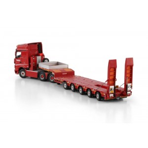 [607.33.65] MB Actros MP5 Bigspace 6x4 Nooteboom Manoovr 5axle w/ramps /1:50 WSImodels