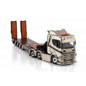 WSI01-4479 - Scania CR20N 6x2 ribassato 4assi con rampe Dijkstra /1:50 WSImodels