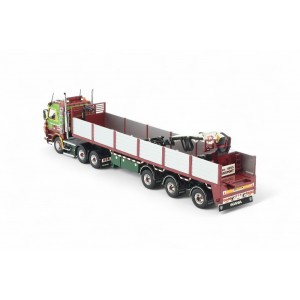 86655 - Scania 143-450 6x4 stone-trailer De Heus /1:50 TEKNO