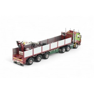 86655 - Scania 143-450 6x4 stone-trailer De Heus /1:50 TEKNO