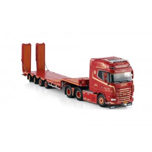 WSI01-4684 - DAF XG+ 6x2 ribassato 4assi con rampe Karsten V. Olesen /1:50 WSImodels