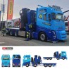 WSI01-4975 - Volvo FH5 Globetrotter 8x4 Palfinger PK165.002 TEC-7 + jib Jinert /1:50 WSImodels