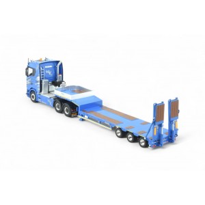 87113 - Scania NGS 6x4 semitrailer 3axle w/ramps Keil /1:50 Tekno