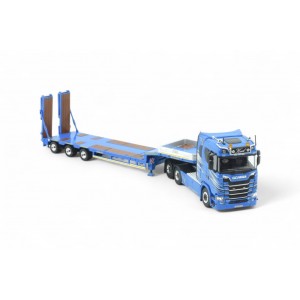 87113 - Scania NGS 6x4 semitrailer 3assi con rampe Keil /1:50 Tekno
