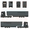 88828 - Scania NGS Highline 6x2 reefer Ruud Timmerman /1:50 Tekno