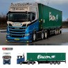 WSI01-4942 - Scania CR20H 6x2 container trailer 40ft BD Logistics /1:50 WSImodels