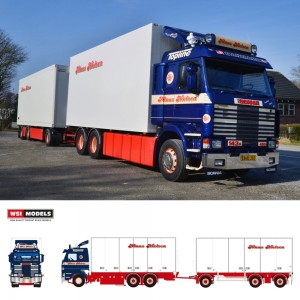 WSI01-4897 - Scania serie3 combi isol-box Klaus Nielsen /1:50 WSImodels