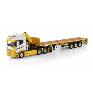 WSI01-4754 - Scania CR20N 6x4 Palfinger PK65002SH +jib flatbed 3axle Mediaco /1:50 WSImodels