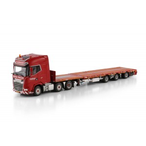 [607.33.73] DAF XG+ my25 6x2 Nooteboom flatbed megatrailer /1:50 WSImodels