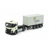 87064 - Iveco S-Way 4x2 container 20ft Globe Group /1:50 Tekno