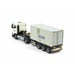 87064 - Iveco S-Way 4x2 container 20ft Globe Group /1:50 Tekno