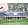 89946 - Iveco Turbostar 190.48 4x2 DEMO curtainside trailer 3axle /1:50 Tekno