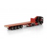 [410320] MAMMOET MB Arocs MP4 2.3mt compact-space 8x4 flatbed trailer 4axle Palfinger PK92002-SH + jib /1:50 WSImodels