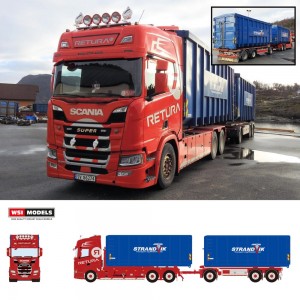 WSI01-4965 - Scania CR20H combi hooklift Retura /1:50 WSImodels