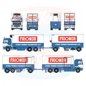 85245 - Volvo FH12 combi reefer Sties Frionor /1:50 Tekno