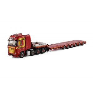 WSI01-4749 - MB Actros MP4 SLT GigaSpace lowloader 6axle Neeb /1:50 WSImodels