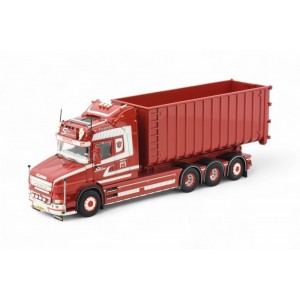 86677 - Scania Torpedo Highline hooklift Sejer & Sonnichsen /1:50 Tekno
