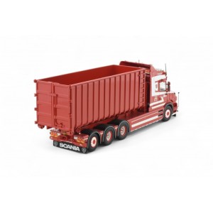 86677 - Scania Torpedo Highline hooklift Sejer & Sonnichsen /1:50 Tekno